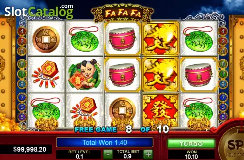 Скрин7. Fa Fa Fa (Funky Games) слот