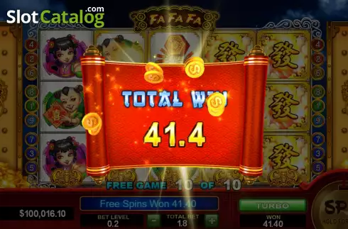Скрин8. Fa Fa Fa (Funky Games) слот