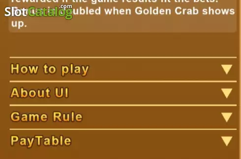 Скрин6. Golden Crab (Funky Games) слот