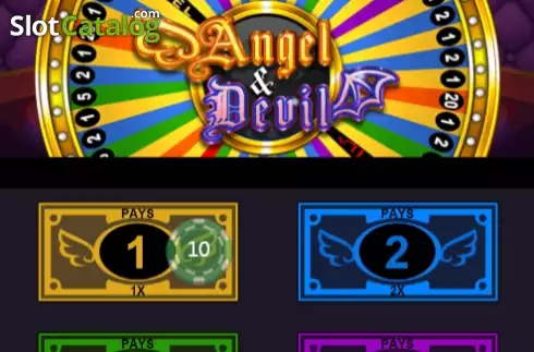 Скрин4. Angel and Devil (Wheel Of Fortune) слот