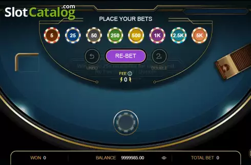 Скрин2. Thunder Blackjack слот
