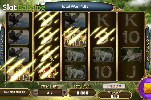 Скрин3. White Tiger (Funky Games) слот