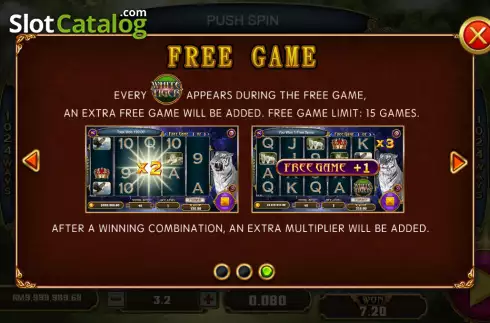 Скрин7. White Tiger (Funky Games) слот