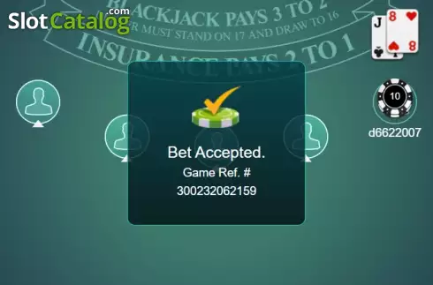 Скрин4. Speed Blackjack (Funky Games) слот
