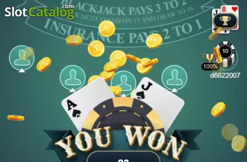 Скрин5. Speed Blackjack (Funky Games) слот