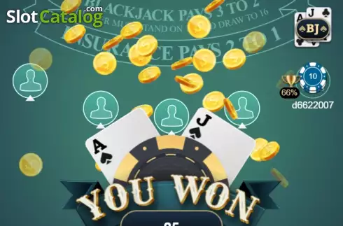 Скрин6. Speed Blackjack (Funky Games) слот