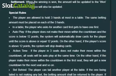 Скрин8. Speed Blackjack (Funky Games) слот
