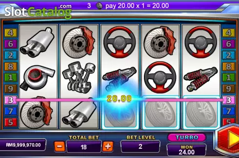 Скрин3. Racing King слот