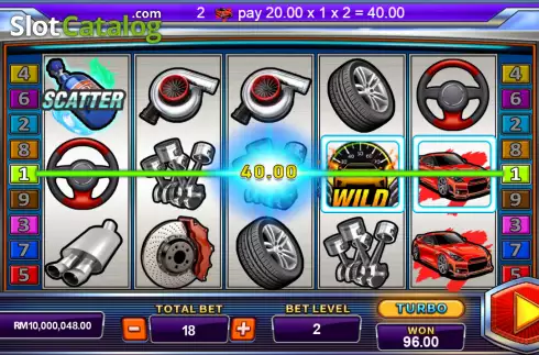 Скрин4. Racing King слот