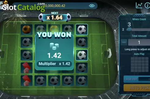 Скрин3. Football Mines слот