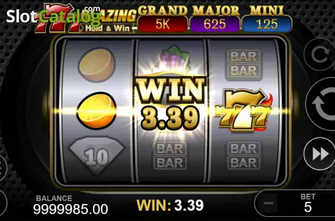 Скрин3. 777 Blazing Hold & Win слот