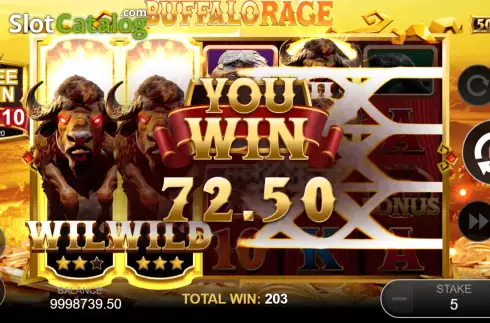 Скрин3. Buffalo Rage слот