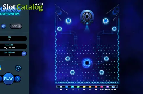 Скрин2. Plinko Supernova слот