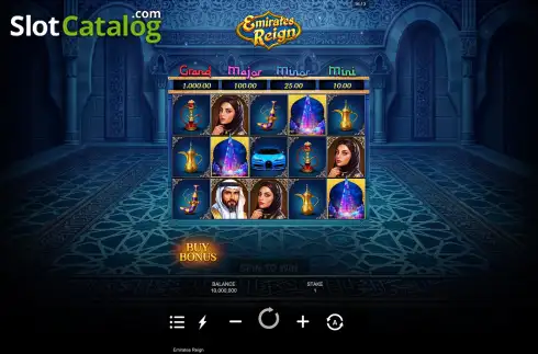 Скрин2. Emirates Reign слот