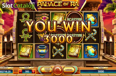 Скрин5. Palace of Ra слот