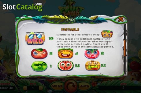 Скрин7. Fruit Land слот