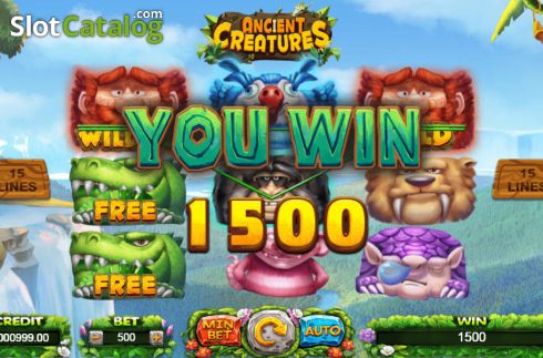 Скрин3. Ancient Creatures слот