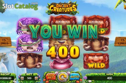 Скрин5. Ancient Creatures слот