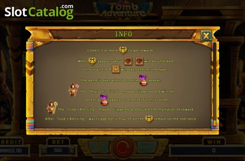 Скрин9. Tomb Adventure слот