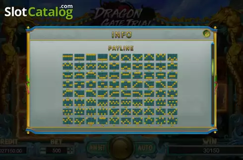 Скрин9. Dragon Gate Trial слот