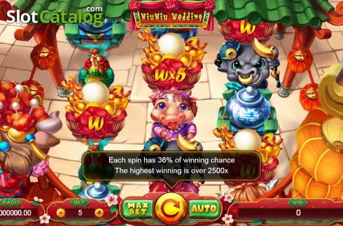 Скрин2. Niu Niu Wedding слот