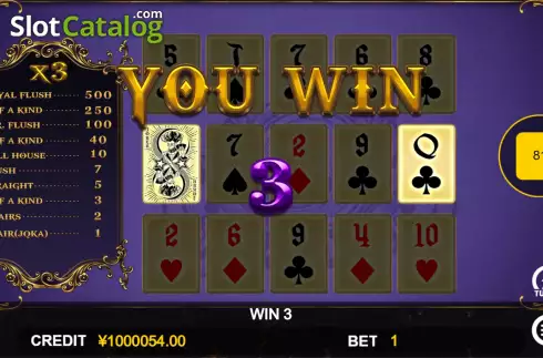 Скрин4. Fancy Poker 5 слот