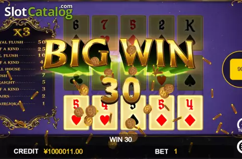 Скрин5. Fancy Poker 5 слот