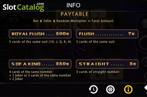 Скрин9. Fancy Poker 5 слот