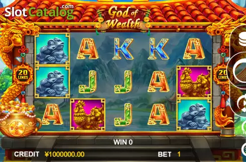Скрин2. God Of Wealth (Funta Gaming) слот