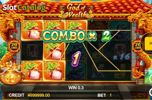 Скрин3. God Of Wealth (Funta Gaming) слот
