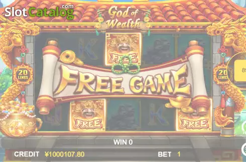 Скрин4. God Of Wealth (Funta Gaming) слот