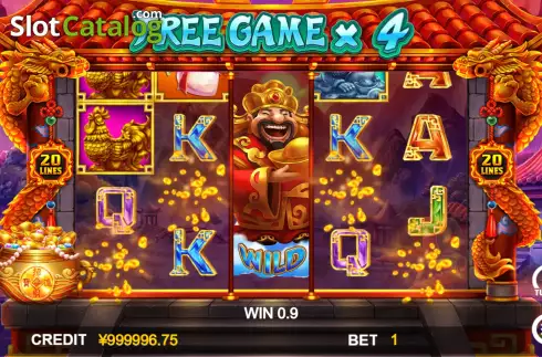 Скрин6. God Of Wealth (Funta Gaming) слот