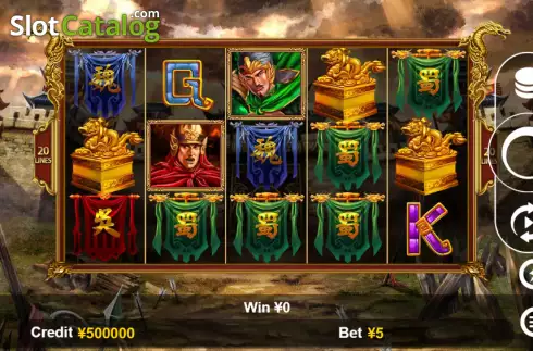 Скрин2. Three Kingdoms (Funta Gaming) слот