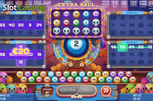 Скрин3. Calavera Bingo слот