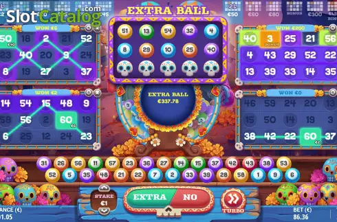 Скрин6. Calavera Bingo слот