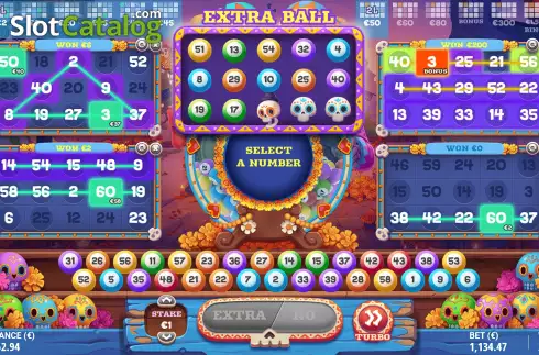 Скрин7. Calavera Bingo слот
