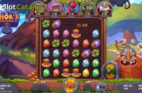 Скрин4. Thor's Egg Hunt слот