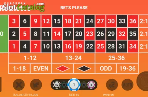 Скрин2. LeoVegas European Roulette слот