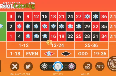 Скрин4. LeoVegas European Roulette слот