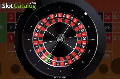 Скрин5. LeoVegas European Roulette слот