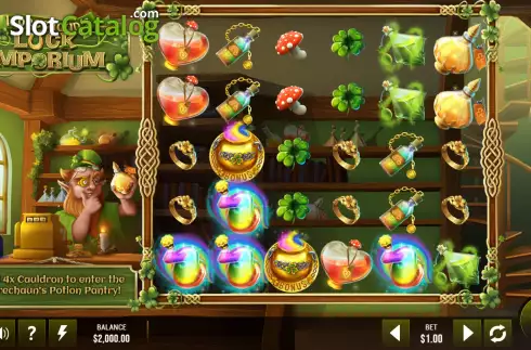Скрин2. Leprechaun's Luck Emporium слот