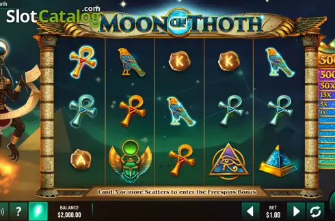 Скрин3. Moon of Thoth слот