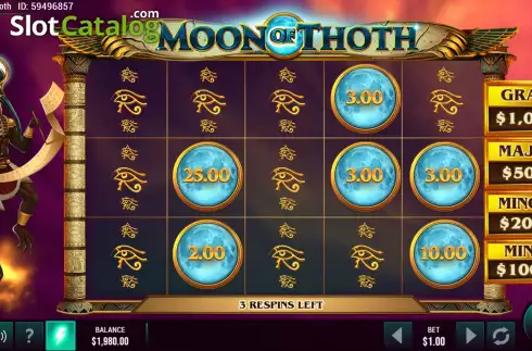 Скрин7. Moon of Thoth слот