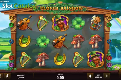 Скрин2. Clover Rainbow слот