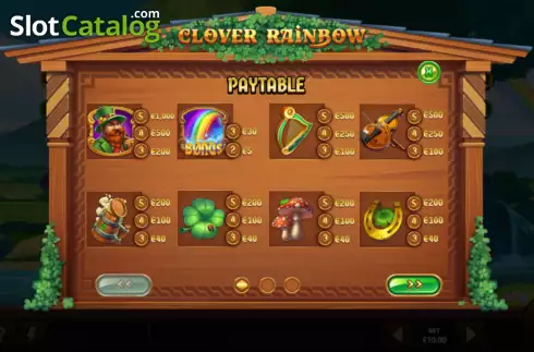 Скрин6. Clover Rainbow слот