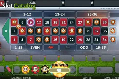 Скрин4. World Cup Roulette Platinum слот