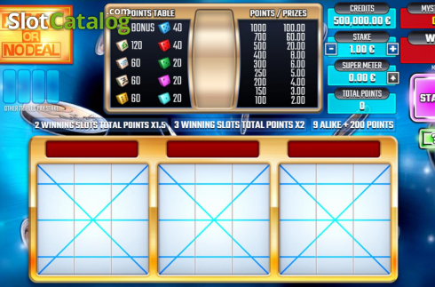 Скрин2. Deal Or No Deal Blue слот
