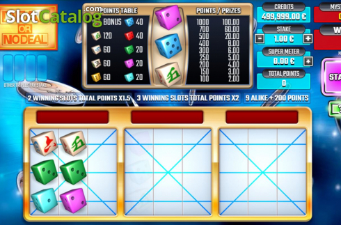 Скрин3. Deal Or No Deal Blue слот