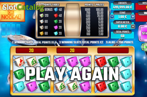 Скрин4. Deal Or No Deal Blue слот
