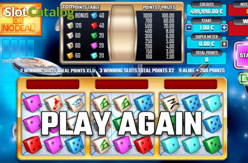 Скрин5. Deal Or No Deal Blue слот
